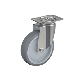 열가소성 고무 휠을 적용한 회전형 캐스터